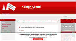 Desktop Screenshot of koelnerabend.de